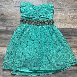Mint Homecoming Dress